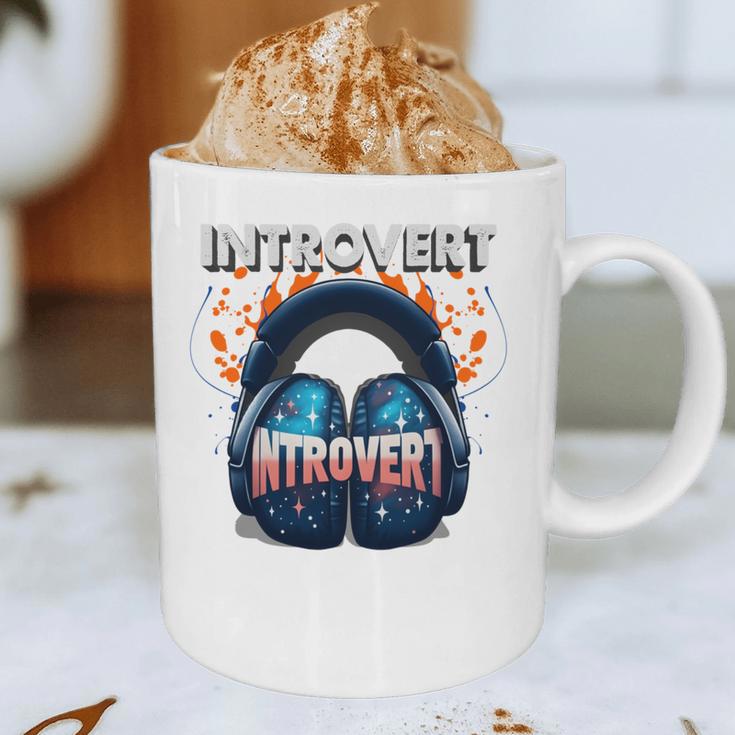 Introvert's Best Friend Noise-Canceling Headphones Graphic Print Coffee Mug Introvert's Best Friend Noise-Canceling Headphones Graphic Print Coffee Mug
