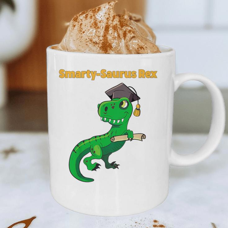 Kids Cute Graduation Dinosaur Smarty Saurus Kinder VPK Pre-k Grad Graphic Print Coffee Mug