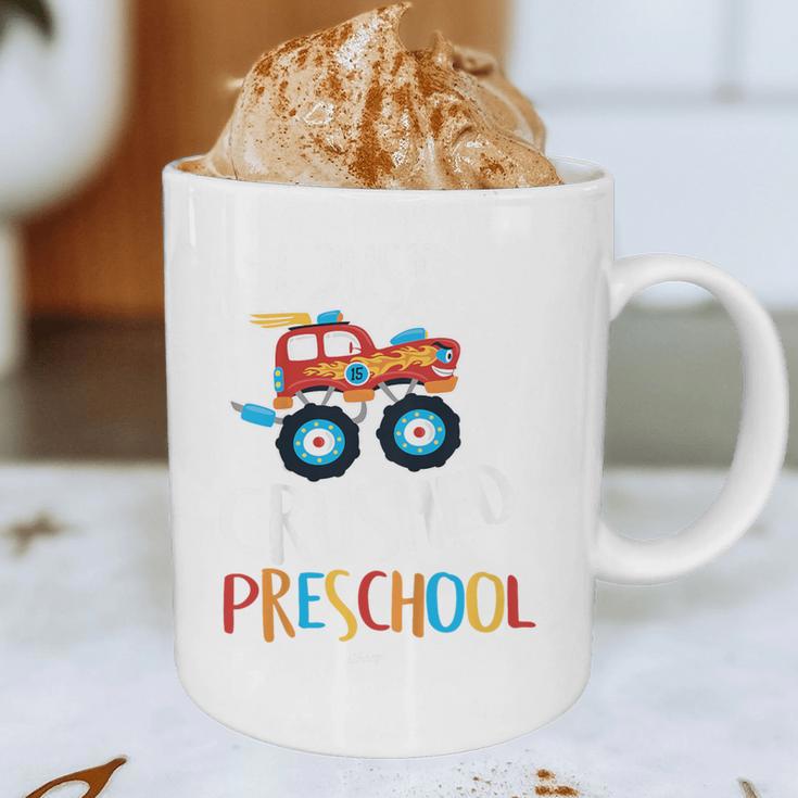 Kids I Just Crushed Preschool Monster Graduation Pre-K Shirt Graphic Print Coffee Mug