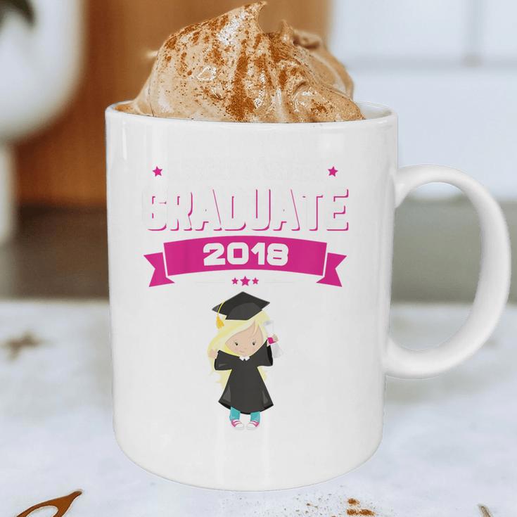 Kids Kindergarten Graduate 2018 Graduation Girls Graphic Print Coffee Mug