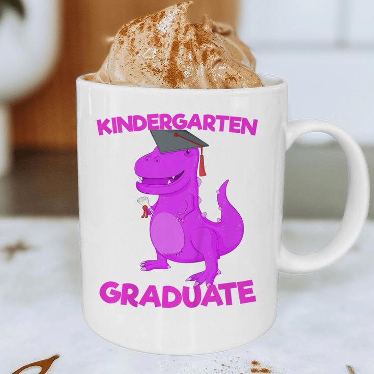 Kids Kindergarten Graduation Idea For Girls Dinosaur Graphic Print Coffee Mug