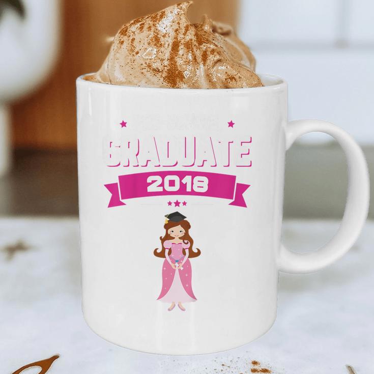Kids Princess Girl Preschool Graduate 2018 Graduation Pre-K Graphic Print Coffee Mug