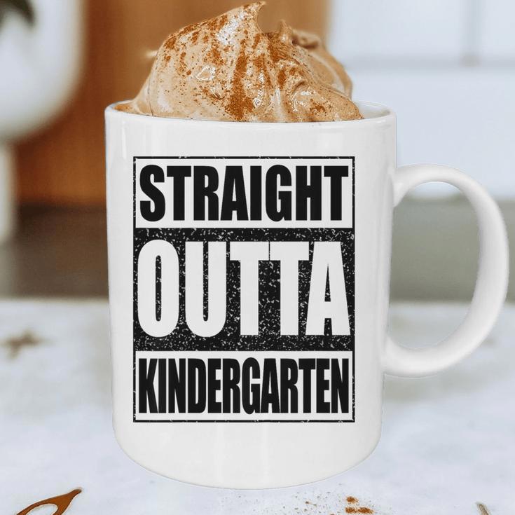 Kids Straight Outta Kindergarten Shirt Boy Girl Graduation Graphic Print Coffee Mug