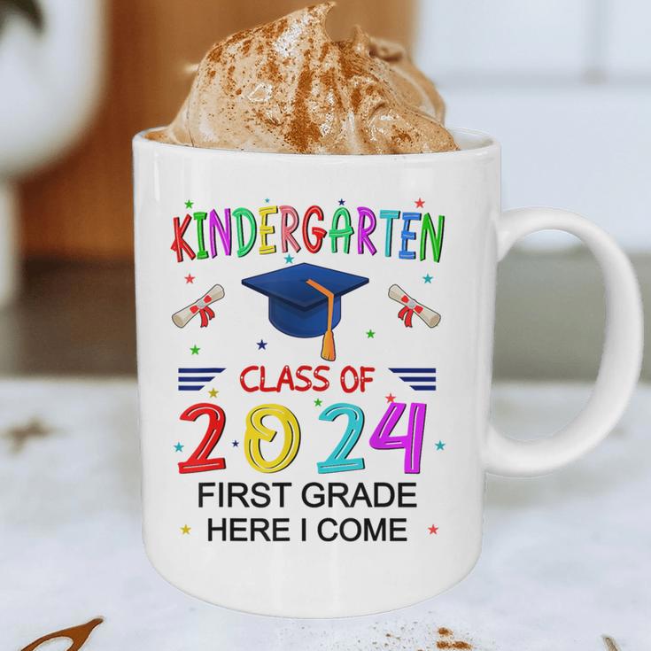 Kindergarten Graduation Class 2024 1st Grade Here I Come Graphic Print Coffee Mug