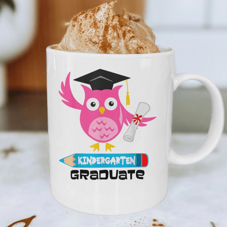 Kindergarten Graduation Tee Shirt Pink Owl T-Shir Graphic Print Coffee Mug