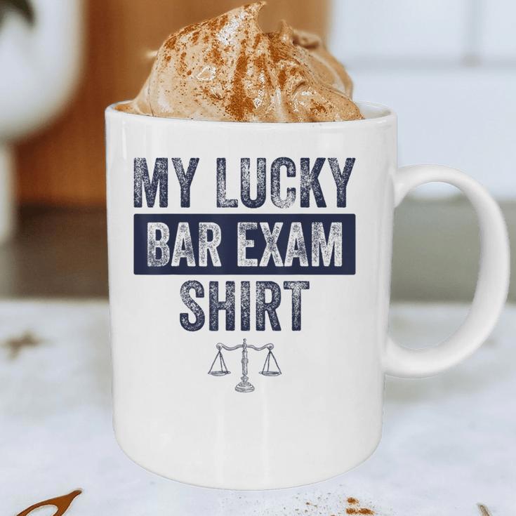Law School Graduation Him Her Lucky Bar Exam Graphic Print Coffee Mug