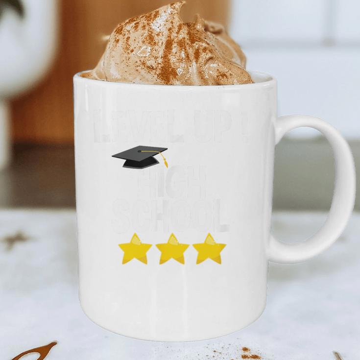 Level Up High School 8th Grade Graduation T-Shirt Graphic Print Coffee Mug