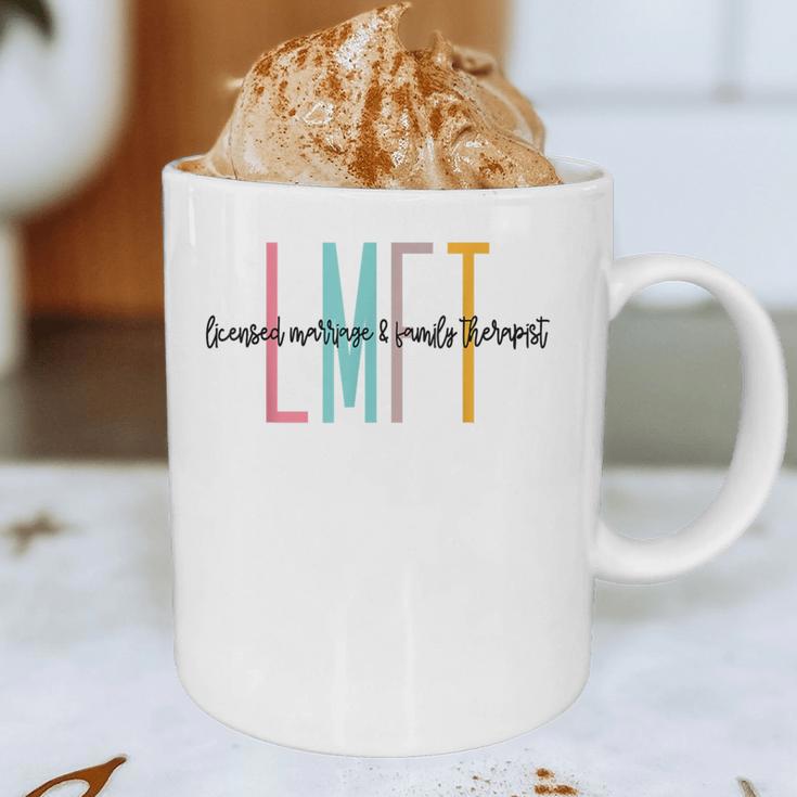 Licensed Marriage And Family Therapist LMFT Graduation Graphic Print Coffee Mug