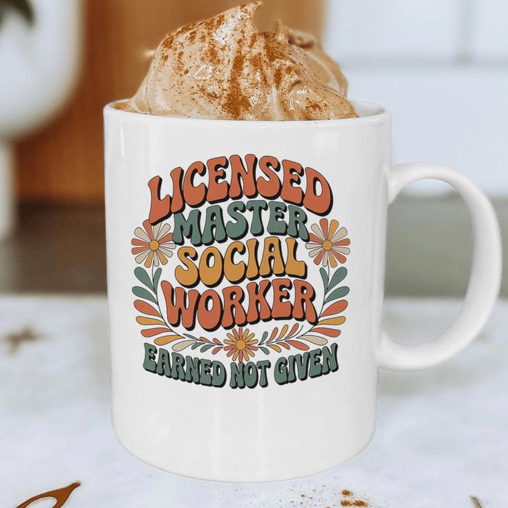 Licensed Social Worker Masters MSW LMSW Graduation 2026 Premium Tri-Blend Graphic Print Coffee Mug