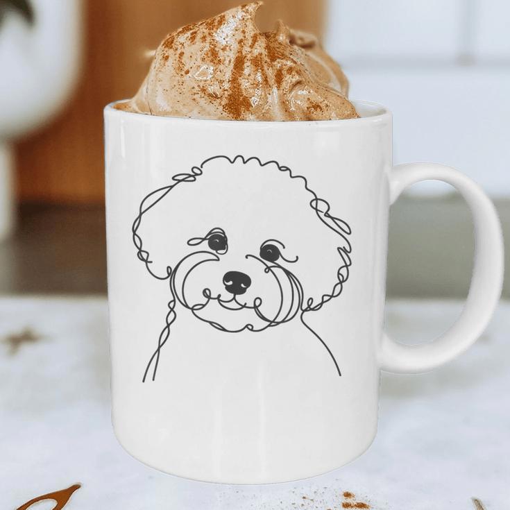 Line Art Dad Mom Dog Bichon Frise Graphic Print Coffee Mug Line Art Dad Mom Dog Bichon Frise Graphic Print Coffee Mug