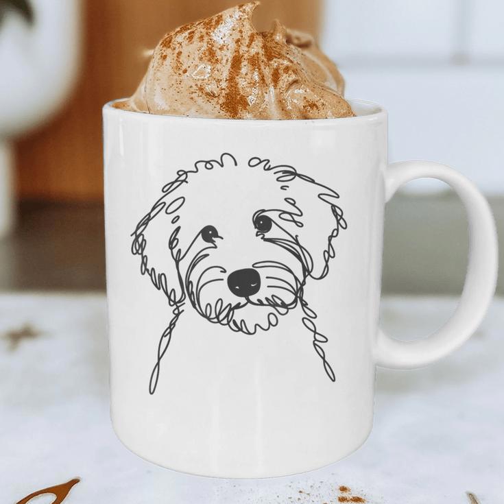 Line Art Dad Mom Dog Sheepadoodle Graphic Print Coffee Mug Line Art Dad Mom Dog Sheepadoodle Graphic Print Coffee Mug