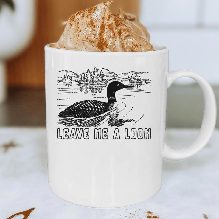 Loon Bird Pun Leave Me A Loon Nature For Introverts Graphic Print Coffee Mug Loon Bird Pun Leave Me A Loon Nature For Introverts Graphic Print Coffee Mug