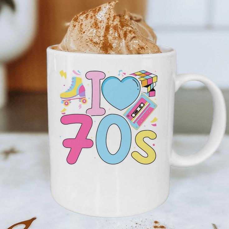 I Love 70's Retro Style Nostalgia Vibe 1970's Party Premium Tri-Blend Graphic Print Coffee Mug I Love 70's Retro Style Nostalgia Vibe 1970's Party Premium Tri-Blend Graphic Print Coffee Mug