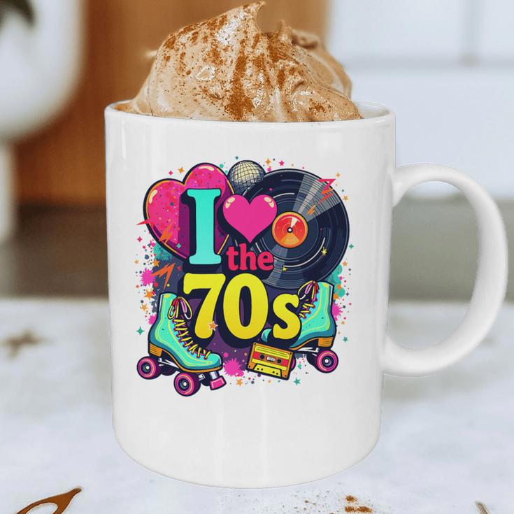 I Love The 70s Vintage Cassette Roller Vinyl Nostalgia 70s Premium Tri-Blend Graphic Print Coffee Mug I Love The 70s Vintage Cassette Roller Vinyl Nostalgia 70s Premium Tri-Blend Graphic Print Coffee Mug