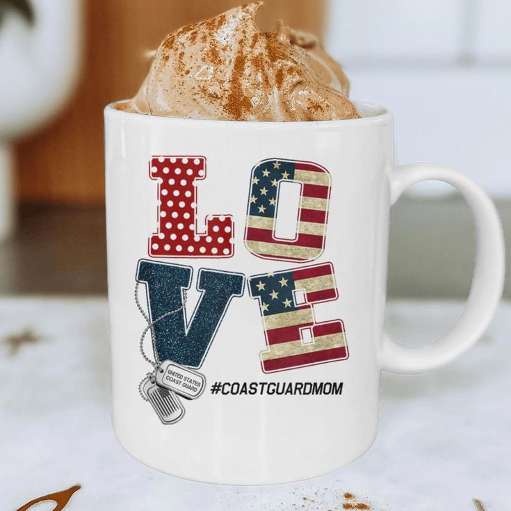 Love Coast Guard Mom Proud Coast Guard Graduation Mom Graphic Print Coffee Mug