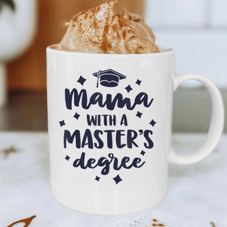 Mama With A Masters Degree Graduation Ceremony Mom Graphic Print Coffee Mug