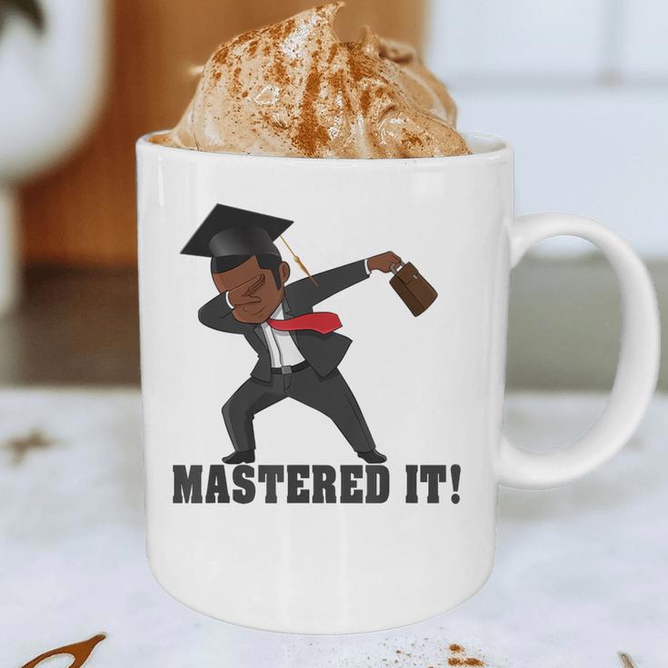 Masters Graduation Mastered It Dabbing Man Tee Graphic Print Coffee Mug