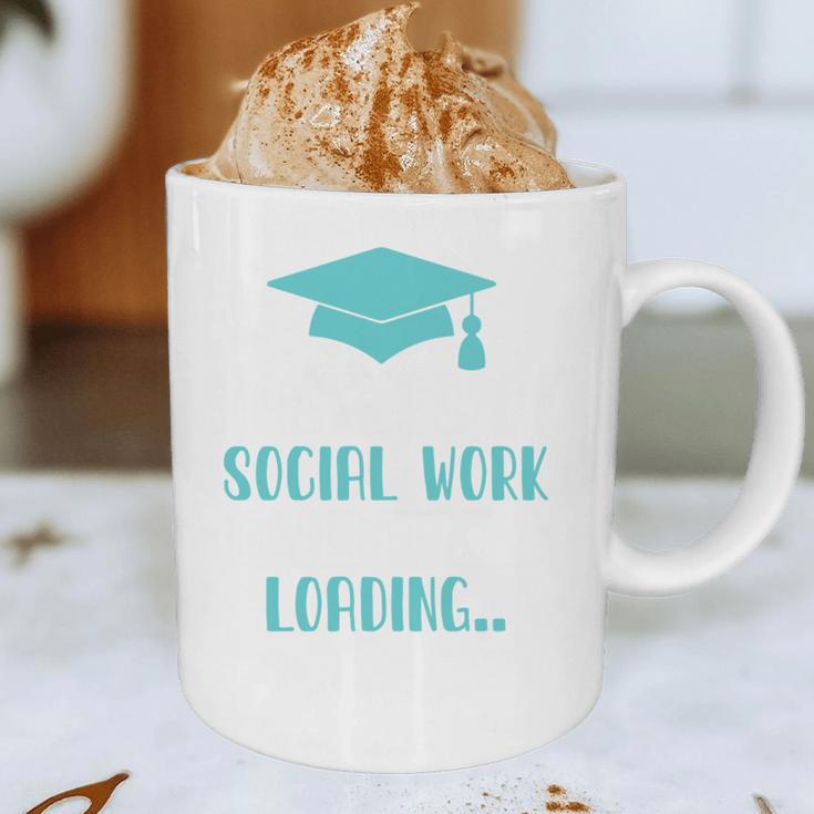 Masters Of Social Work Loading MSW Graduation Future Social Graphic Print Coffee Mug