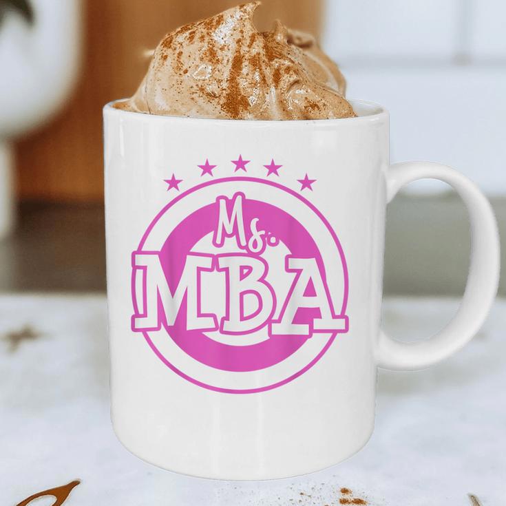 MBA Graduation Masters Business Administration T-Shirt Graphic Print Coffee Mug