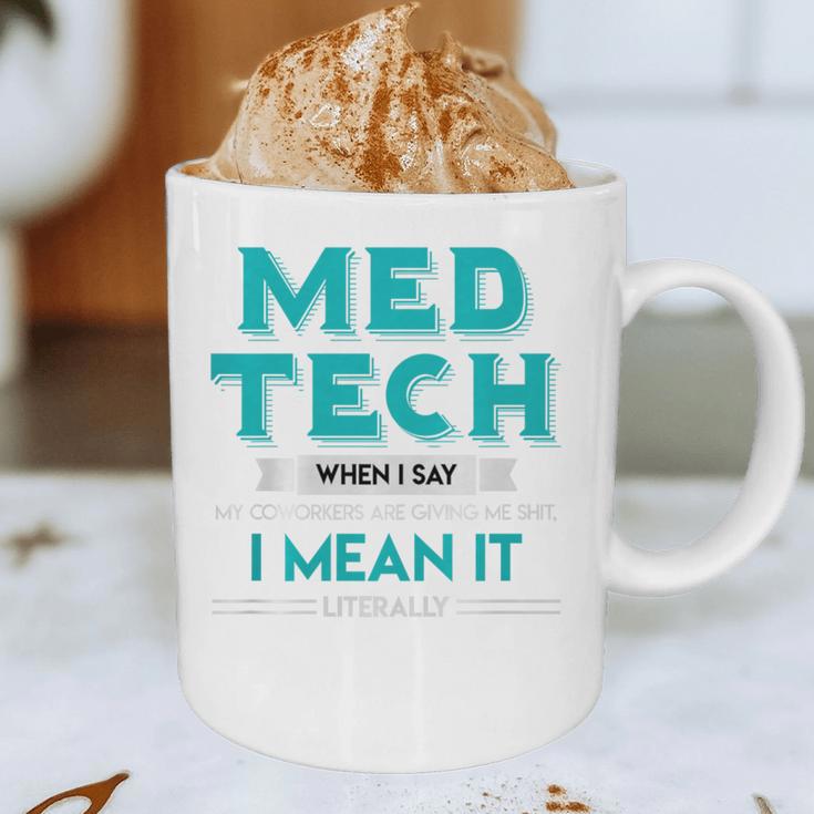 Med Tech Medical Technician Gag Lab Graduation Premium Graphic Print Coffee Mug