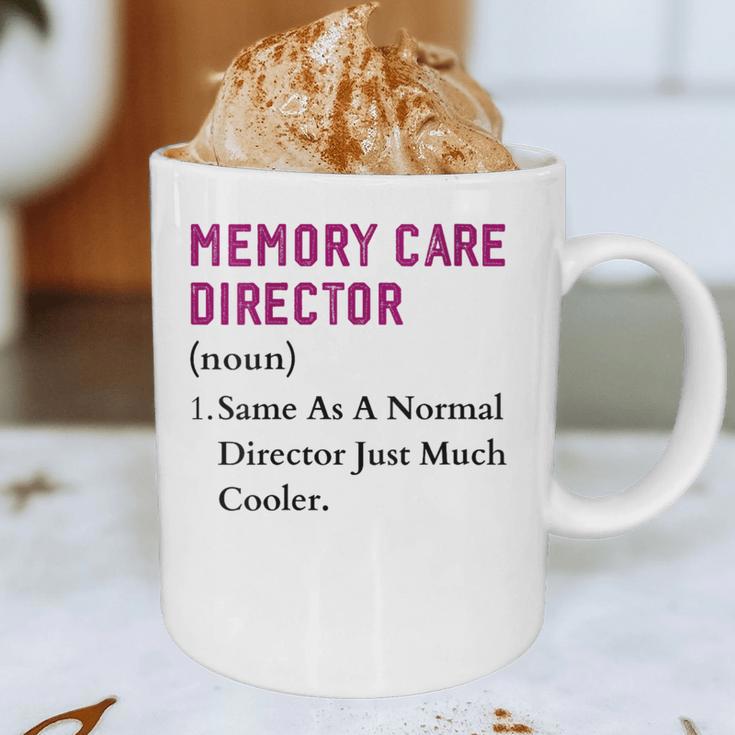 Memory Care Director Nurse Worker Memory Care Director Graphic Print Coffee Mug