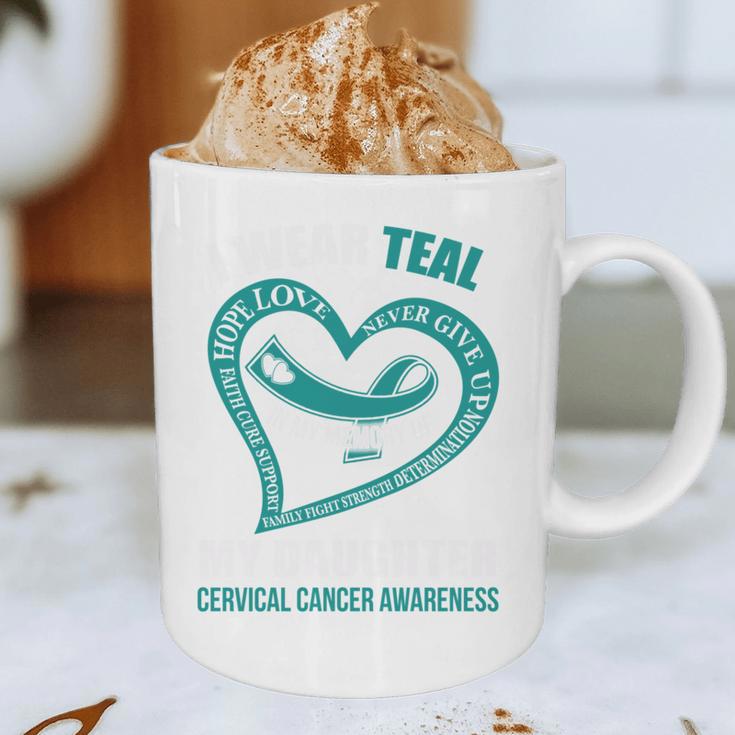 In My Memory Of My Daughter CERVICAL CANCER AWARENESS Graphic Print Coffee Mug