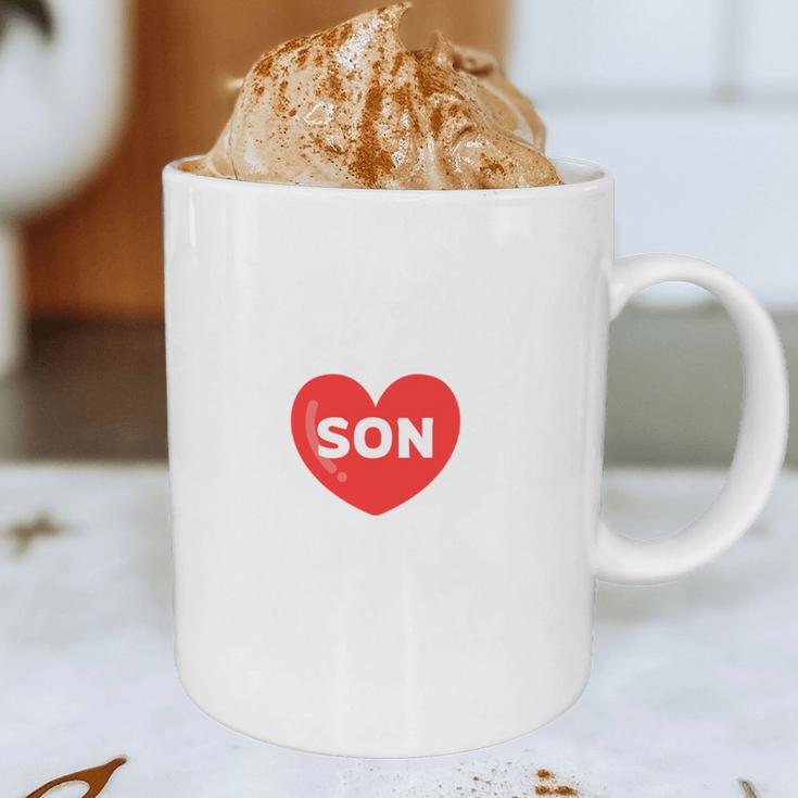 In Memory Of Son Con Customized Personalized Memorial Graphic Print Coffee Mug