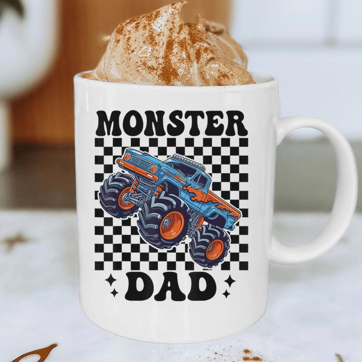 Monster Truck Dad Family Matching Monster Trucks Birthday Graphic Print Coffee Mug