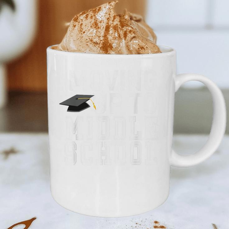 Moving Up To Middle School Elementary School Graduation Graphic Print Coffee Mug