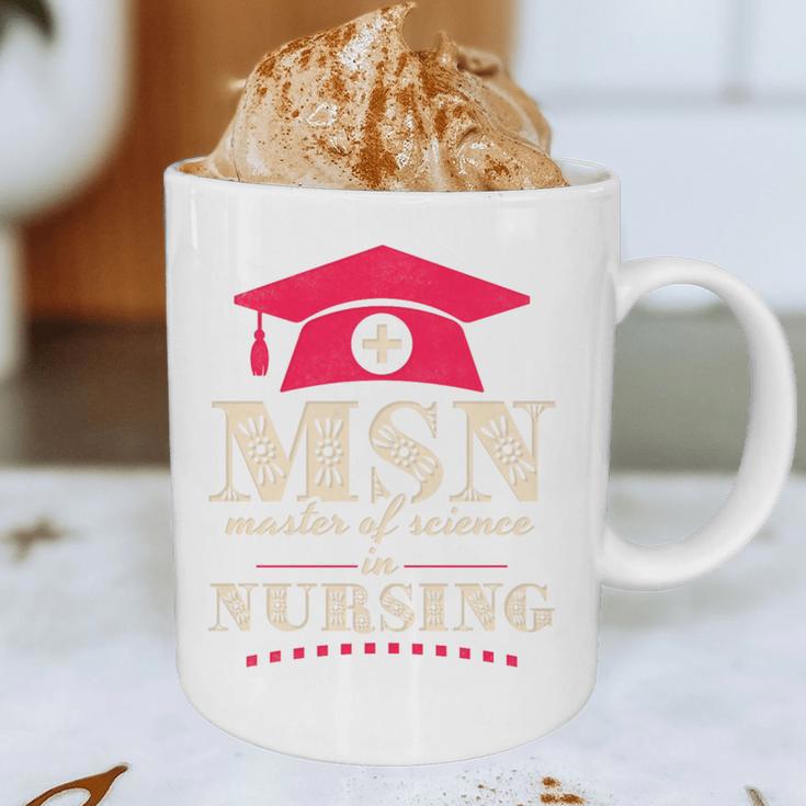Msn Master Of Science In Nursing College Graduation Premium Tri-Blend Graphic Print Coffee Mug