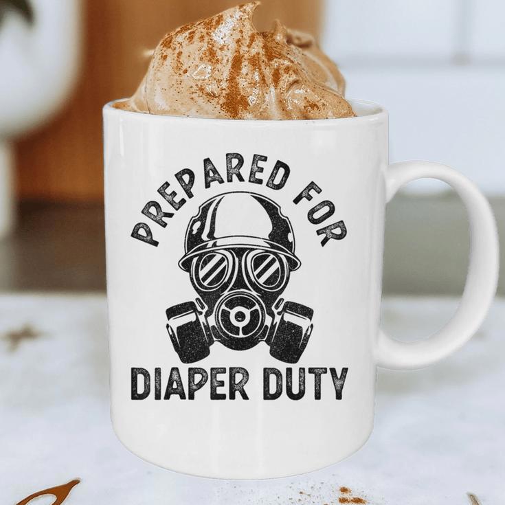 New Dad Prepared For Diaper Duty Graphic Print Coffee Mug