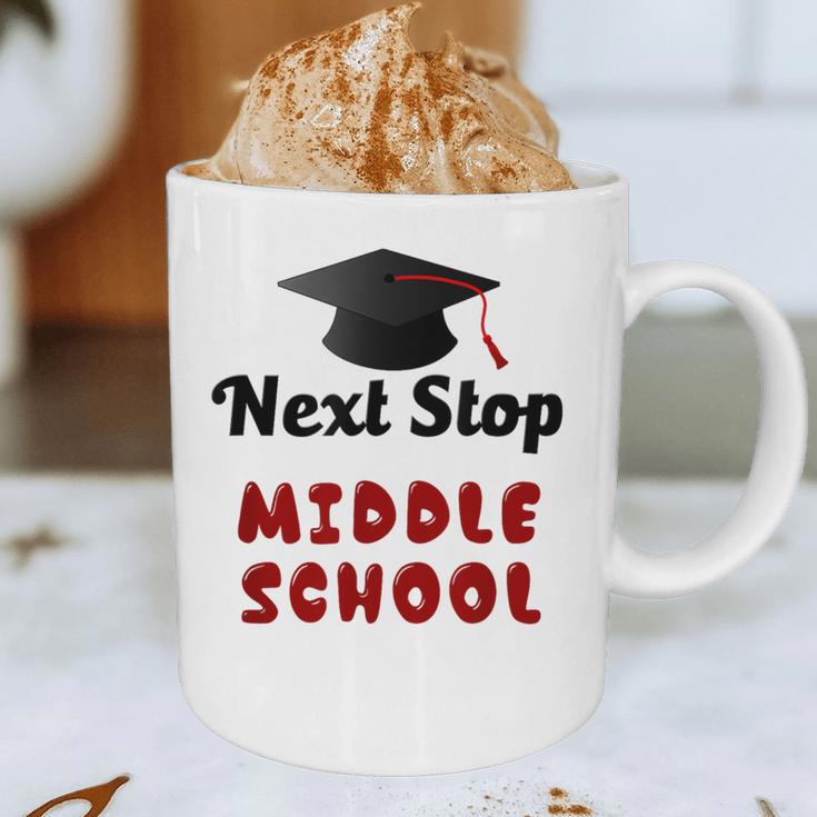 Next Stop Middle School Graduation Graphic Print Coffee Mug
