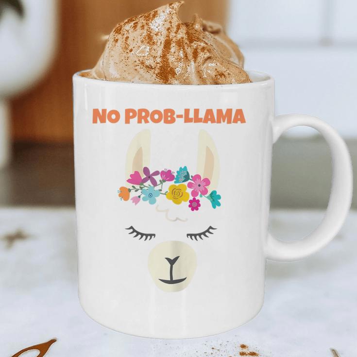 No Prob Llama Birthday Graduation Women Kids Girls Graphic Print Coffee Mug