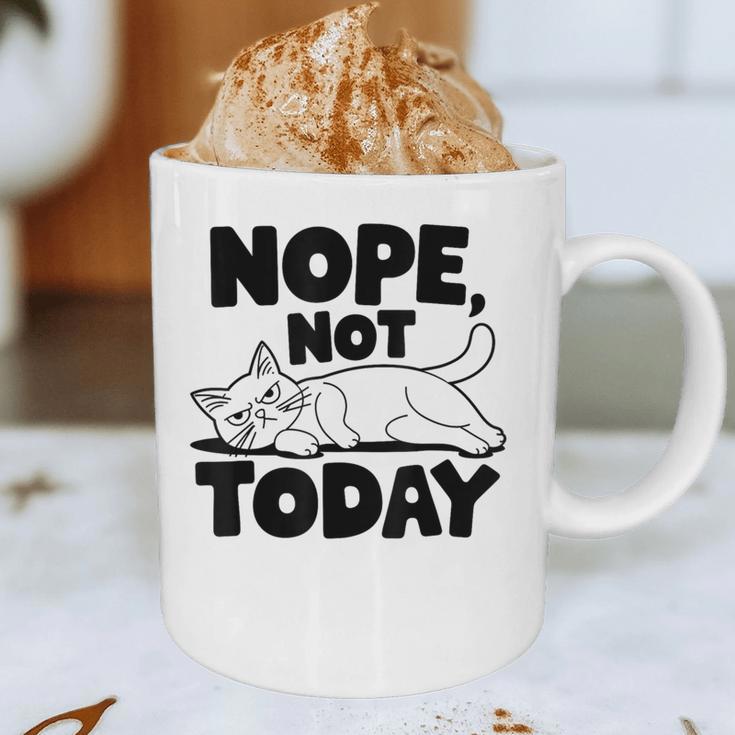 Nope Not Today Antisocial Introvert Cat Lover Men Women Kids Graphic Print Coffee Mug Nope Not Today Antisocial Introvert Cat Lover Men Women Kids Graphic Print Coffee Mug