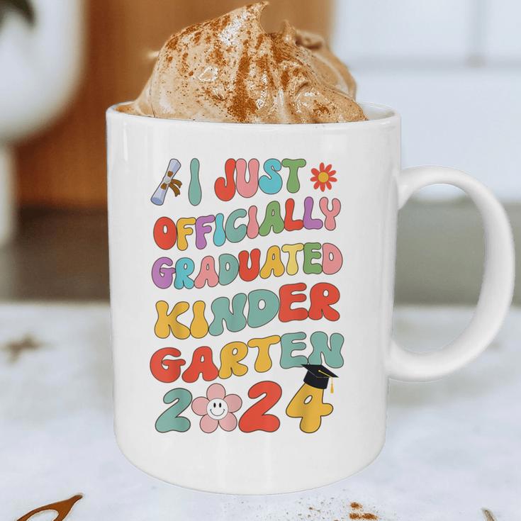 I Officially Graduated Kindergarten Graduation Class 2024 Graphic Print Coffee Mug