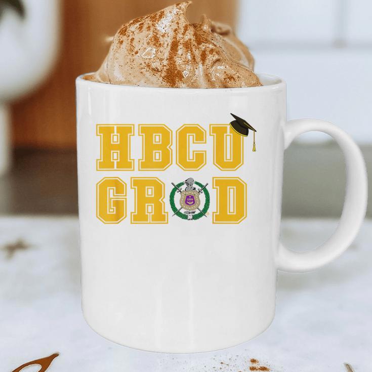 Omega Psi Phi Fraternity Paraphernalia HBCU Graduation Graphic Print Coffee Mug