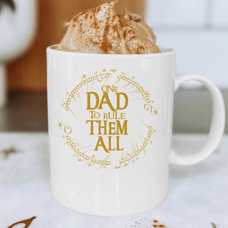 One Dad To Rule Them All Fantasy Nerd Dad Graphic Graphic Print Coffee Mug