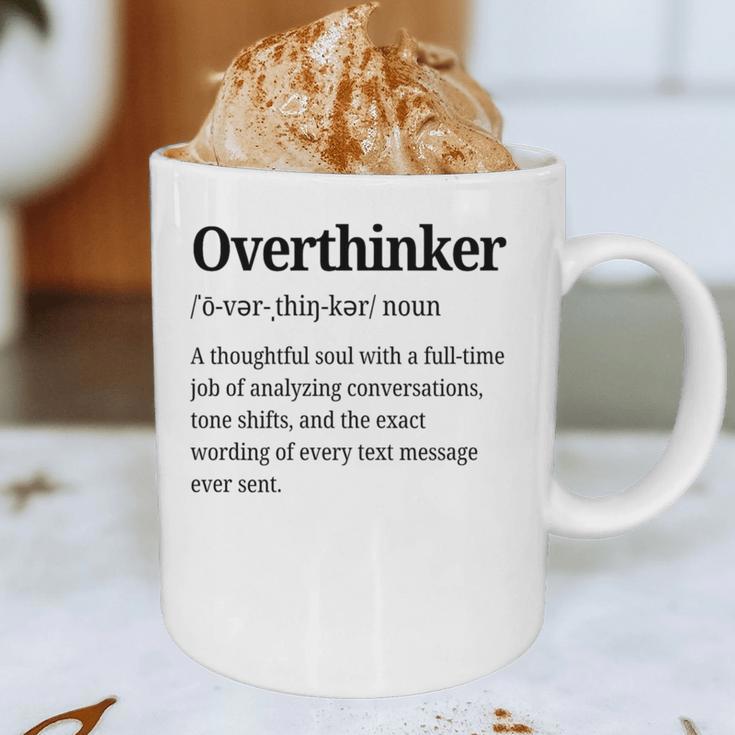 Overthinker Definition Anxiety Introvert Personality Premium Tri-Blend Graphic Print Coffee Mug Overthinker Definition Anxiety Introvert Personality Premium Tri-Blend Graphic Print Coffee Mug