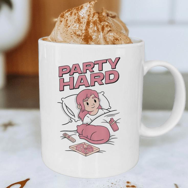 Party Hard Comfortable Stay At Home Introvert Graphic Print Coffee Mug Party Hard Comfortable Stay At Home Introvert Graphic Print Coffee Mug