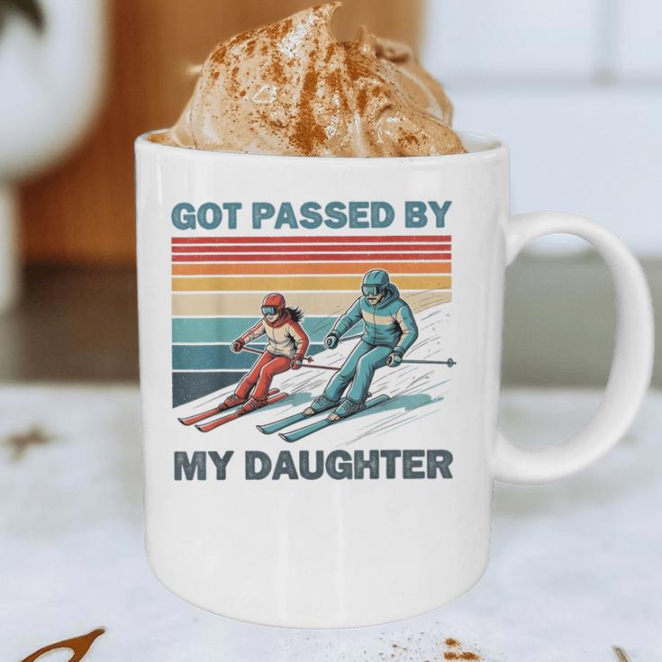 Got Passed By My Daughter Skiing Dad Graphic Print Coffee Mug