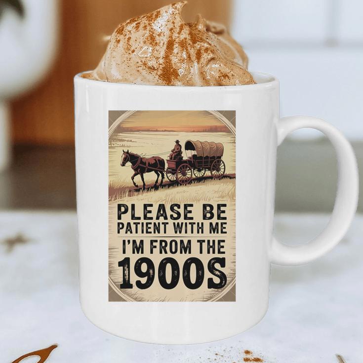 Be Patient With Me I'm From The 1900s Birthday Retirement Premium Tri-Blend Graphic Print Coffee Mug