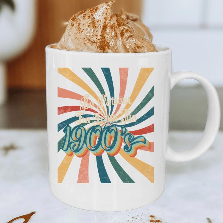 BE PATIENT I'M FROM THE 1900s RETRO SUNSET 90s 80s 70s Graphic Print Coffee Mug