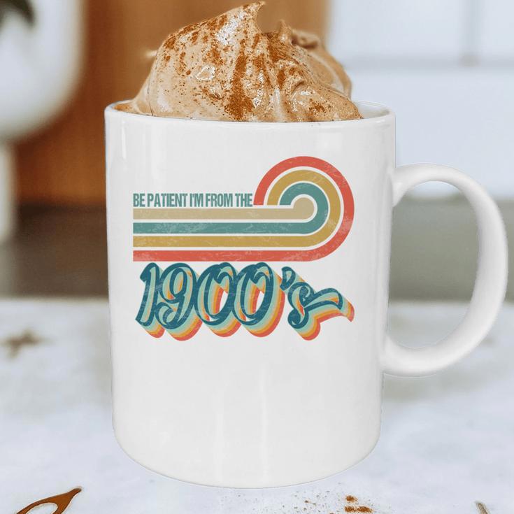 BE PATIENT I'M FROM THE 1900s RETRO SUNSET VINTAGE 90s Graphic Print Coffee Mug BE PATIENT I'M FROM THE 1900s RETRO SUNSET VINTAGE 90s Graphic Print Coffee Mug