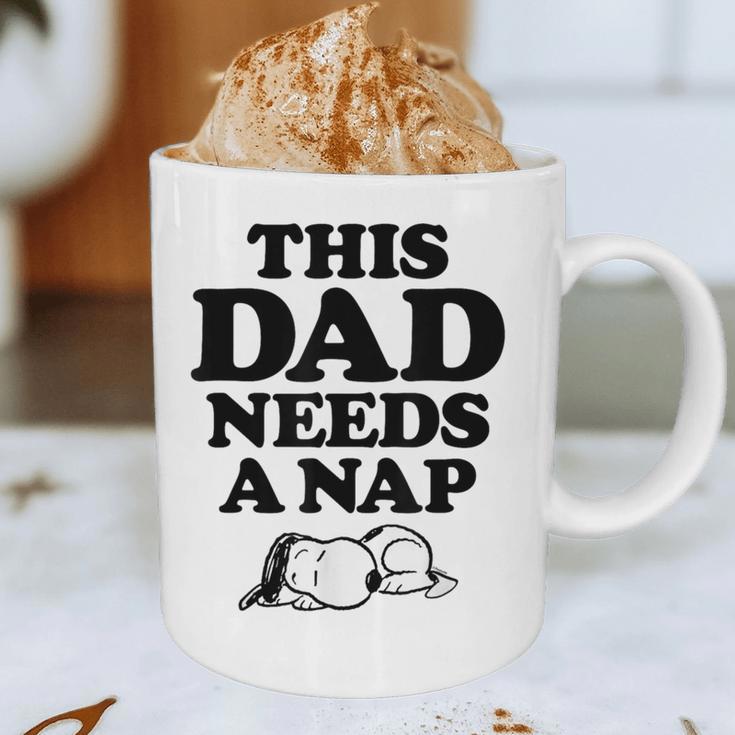 Peanuts This Dad Needs A Nap Graphic Print Coffee Mug