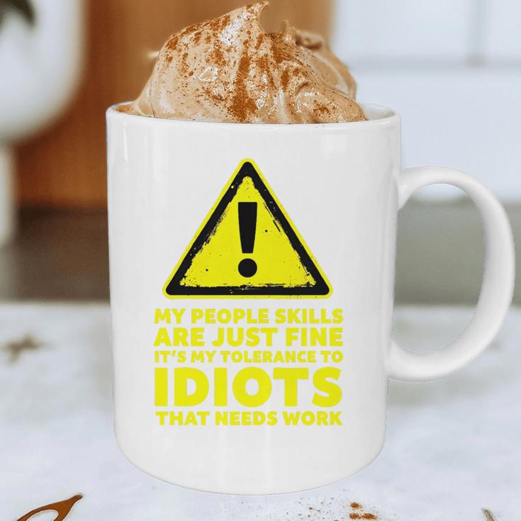 My People Skills Are Just Fine Sarcastic Introvert Premium Tri-Blend Graphic Print Coffee Mug My People Skills Are Just Fine Sarcastic Introvert Premium Tri-Blend Graphic Print Coffee Mug