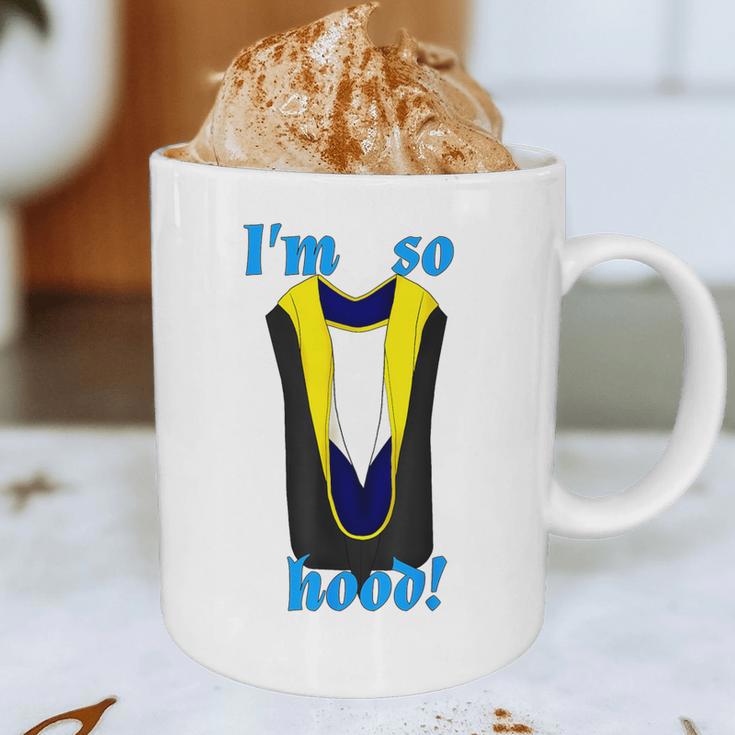 PhD Hood Graduation Shirt Doctorate Degree Doctoral Graphic Print Coffee Mug