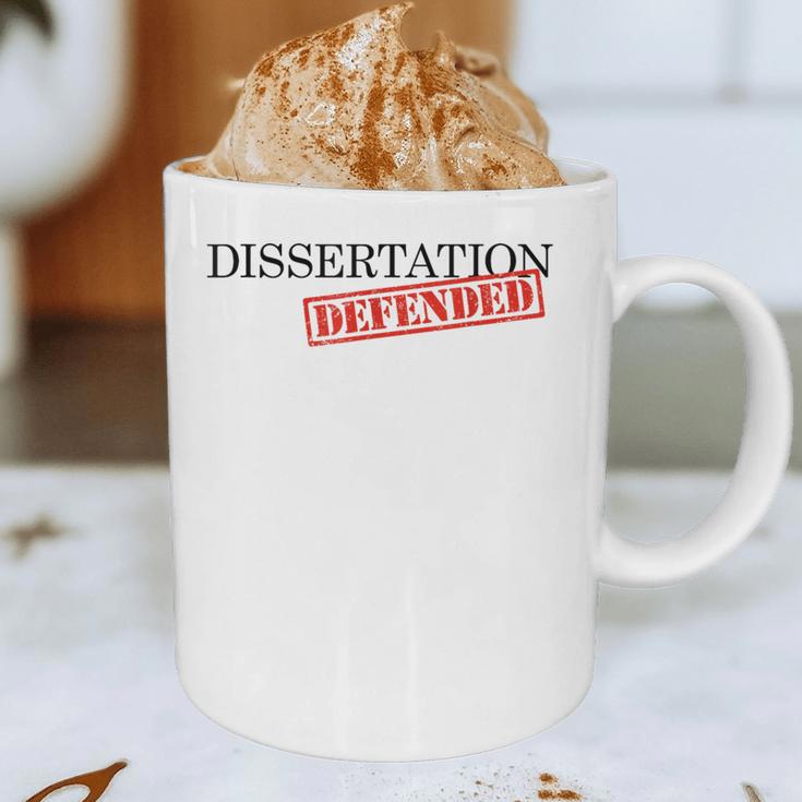 PhD Thesis Defense Graphic Doctoral Graduation Graphic Print Coffee Mug
