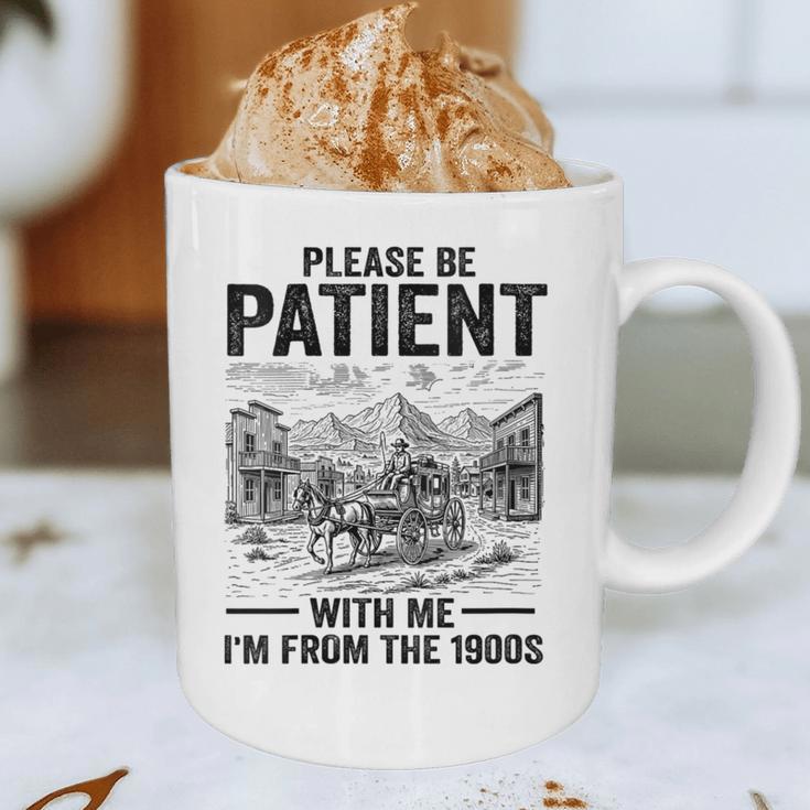 Please Be-Patient With-Me I'm From The 1900s Oregon Trail Graphic Print Coffee Mug