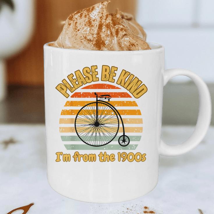 Please Be Kind I'm From The 1900s Penny Farthing Graphic Print Coffee Mug