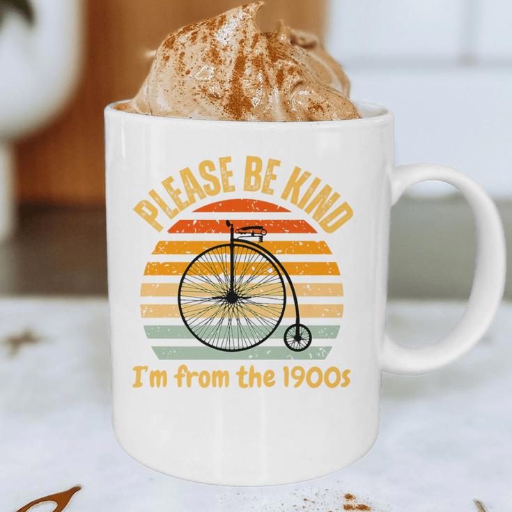 Please Be Kind I'm From The 1900s Penny Farthing Premium Graphic Print Coffee Mug